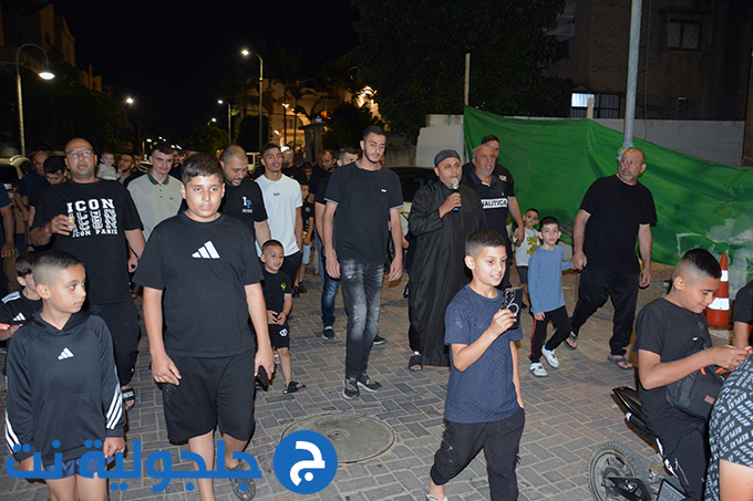 مسيرة التكبير ليلة عيد الاضحى في جلجولية